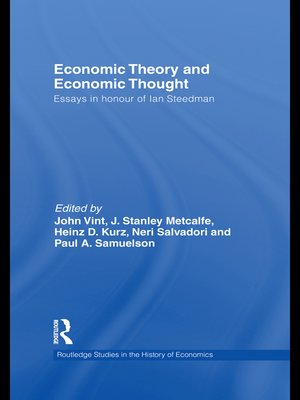 cover image of Economic Theory and Economic Thought